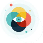 Lumofy bridges the gap between talent competencies and opportunities - colorful eye icon